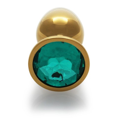 Korek analny z kryształkiem - Round Gem Butt Plug - Small Korek analny z kryształkiem - Round Gem Butt Plug - Small