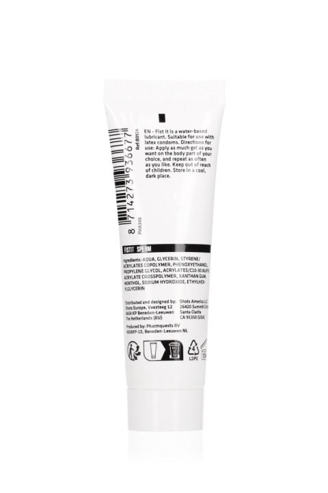 Fist It - Żel do fistingu - Sperm-Like Lubricant - 25 ml Fist It - Żel do fistingu - Sperm-Like Lubricant - 25 ml