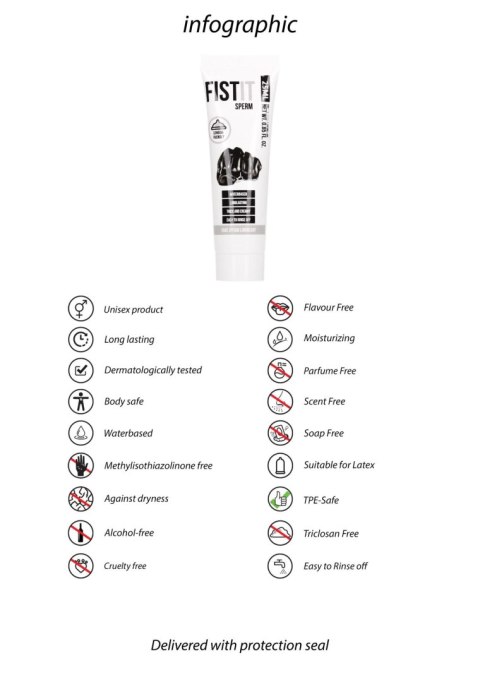 Fist It - Żel do fistingu - Sperm-Like Lubricant - 25 ml Fist It - Żel do fistingu - Sperm-Like Lubricant - 25 ml