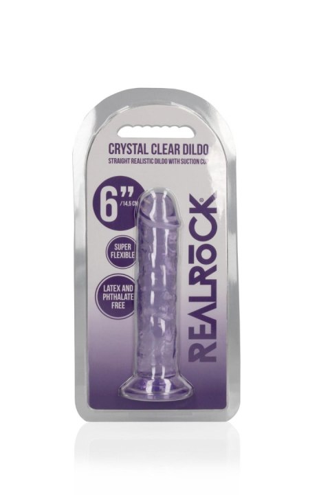Straight Realistic Dildo with Suction Cup - 6'' / 14,5 Straight Realistic Dildo with Suction Cup - 6'' / 14,5
