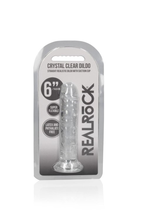 Straight Realistic Dildo with Suction Cup - 6'' / 14,5 Straight Realistic Dildo with Suction Cup - 6'' / 14,5