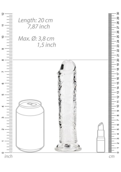 Straight Realistic Dildo with Suction Cup - 7'' / 18 Straight Realistic Dildo with Suction Cup - 7'' / 18