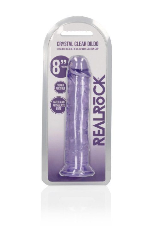Straight Realistic Dildo with Suction Cup - 8'' / 20 Straight Realistic Dildo with Suction Cup - 8'' / 20