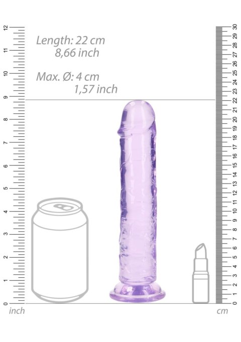 Straight Realistic Dildo with Suction Cup - 8'' / 20 Straight Realistic Dildo with Suction Cup - 8'' / 20