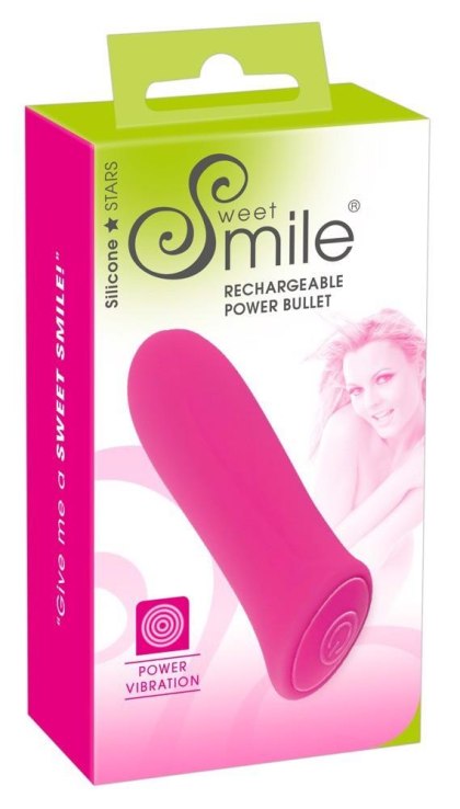 Mini wibrator Sweet Smile Rechargeable Power