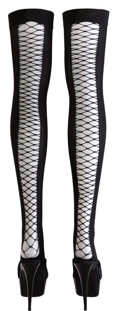 Pończochy - Thigh-high Net Stockings M/L Pończochy - Thigh-high Net Stockings M/L