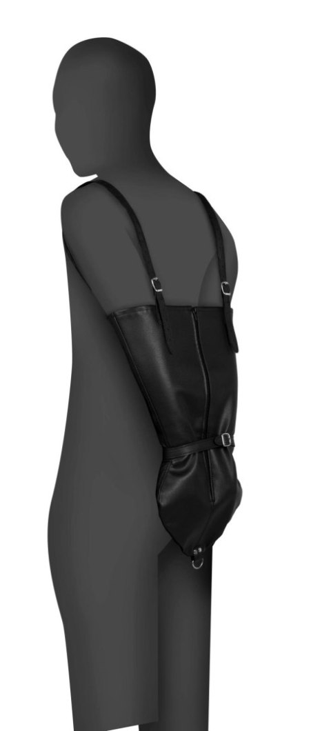 Zip-up Full Sleeve Arm Restraint - Black Zip-up Full Sleeve Arm Restraint - Black