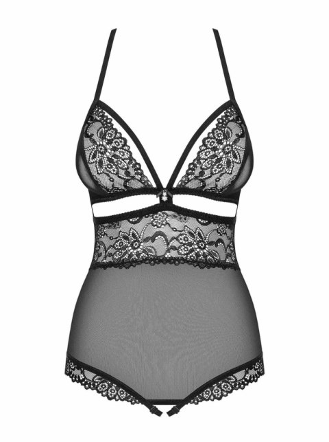 Body otwarte czarne - 838-TED-1 - S/M