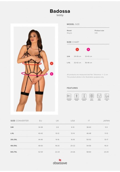 Body otwarte - Badossa - S/M Body otwarte - Badossa - S/M