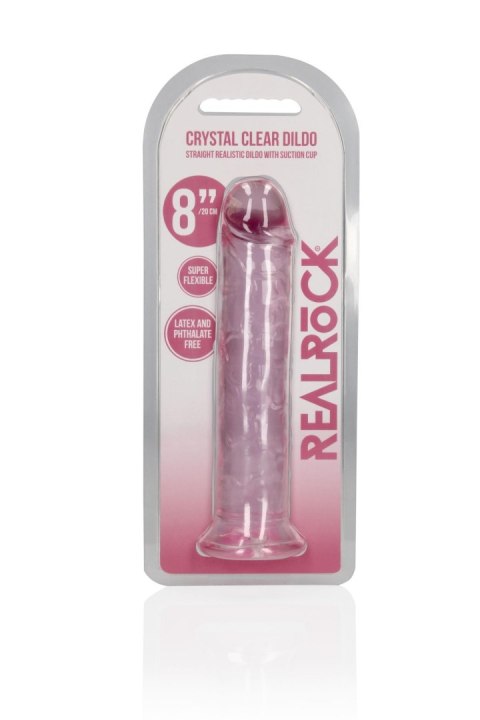 Straight Realistic Dildo with Suction Cup - 8'' / 20 Straight Realistic Dildo with Suction Cup - 8'' / 20