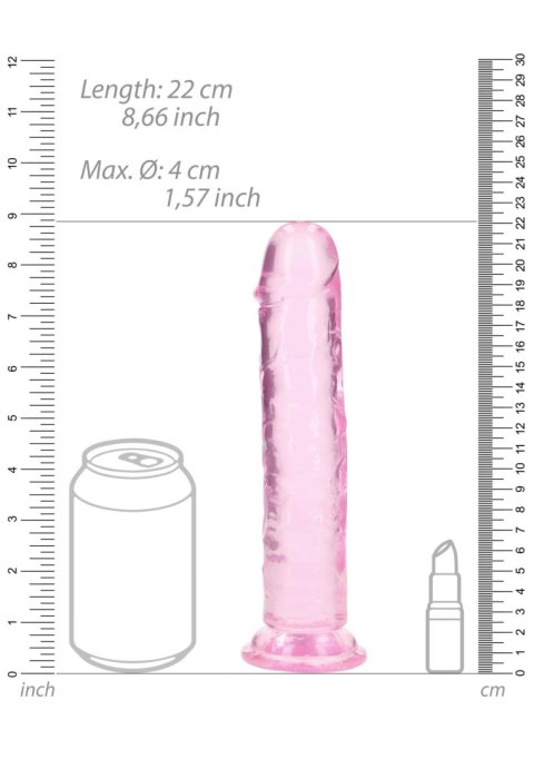 Straight Realistic Dildo with Suction Cup - 8'' / 20 Straight Realistic Dildo with Suction Cup - 8'' / 20