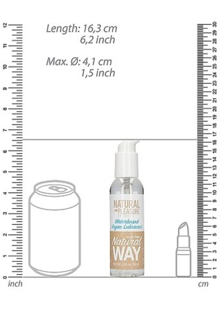 Natural Pleasure - Lubrykant wegański na bazie wody - Waterbased Vegan Lubricant - 150 ml