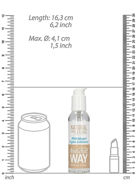 Natural Pleasure - Lubrykant wegański na bazie wody - Waterbased Vegan Lubricant - 150 ml Natural Pleasure - Lubrykant wegański na bazie wody - Waterbased Vegan Lubricant - 150 ml