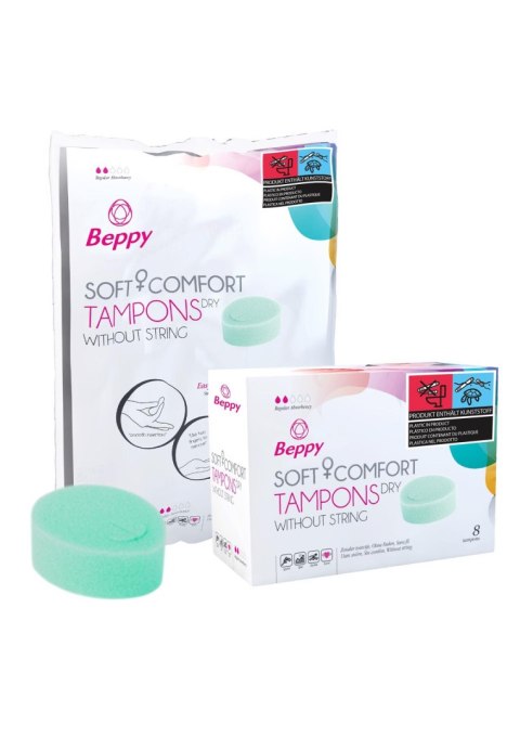 Beppy - Tampony - Soft & Comfort Dry 8pcs Natural Beppy - Tampony - Soft & Comfort Dry 8pcs Natural