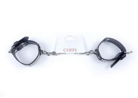 Fetish B - Series Handcuffs with cristals 3 cm Silver Fetish B - Series Handcuffs with cristals 3 cm Silver