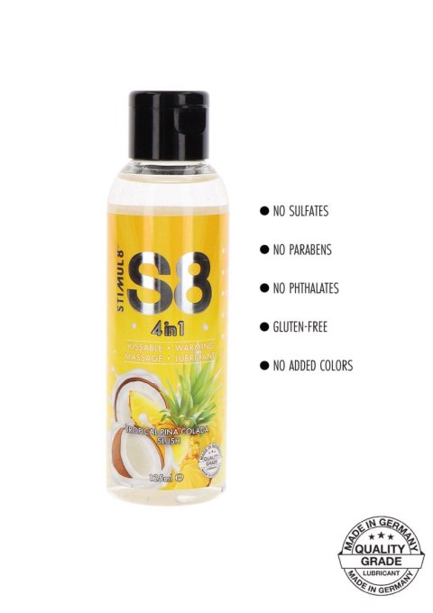 S8 - Żel smakowy rozgrzewający - 4-in-1 Dessert Lube 125 ml Pineapple S8 - Żel smakowy rozgrzewający - 4-in-1 Dessert Lube 125 ml Pineapple