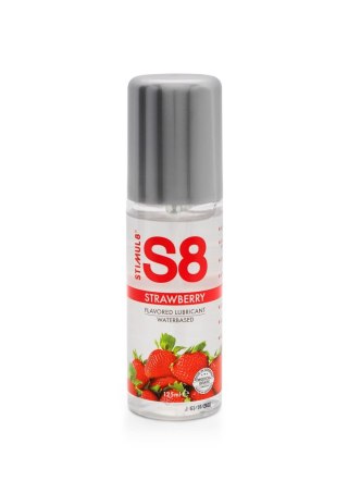 S8 - Żel smakowy na bazie wody - Flavored Lube 125ml Strawberry