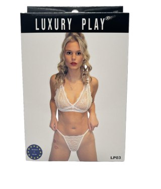 Luxury Play - Komplet - Lingerie Set Small White