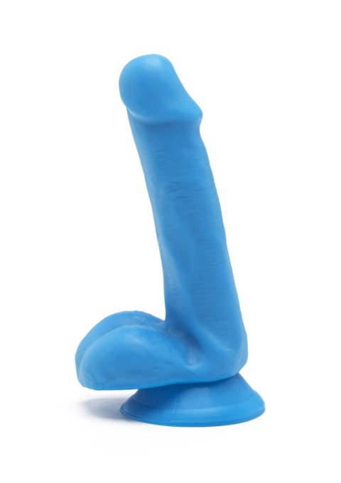 Happy Dicks Dildo 6 inch Balls Blue Happy Dicks Dildo 6 inch Balls Blue