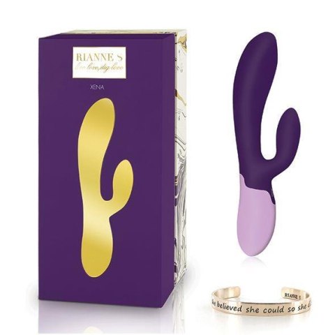 RS - Essentials - Xena Rabbit Vibrator Deep Purple & Lilac RS - Essentials - Xena Rabbit Vibrator Deep Purple & Lilac