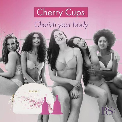 Zestaw kubeczków menstruacyjnych - Femcare - Cherry Cup Zestaw kubeczków menstruacyjnych - Femcare - Cherry Cup
