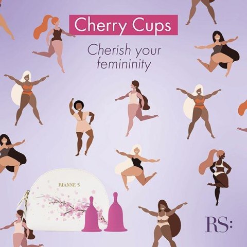 Zestaw kubeczków menstruacyjnych - Femcare - Cherry Cup Zestaw kubeczków menstruacyjnych - Femcare - Cherry Cup