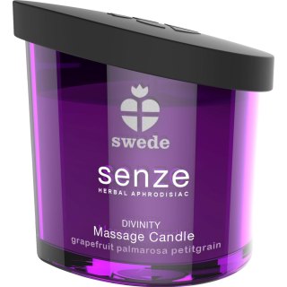 Swede - Świeca do masażu - Senze Divinity Massage Candle Grapefruit Palmarosa Petitgrain