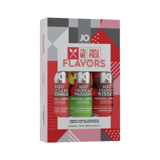 System JO - Zestaw 3 lubrykantów smakowych - Tri Me Triple Pack Flavors