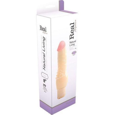 Wibrator-REALISTIC VIBRATOR REAL RAPTURE UPSET JELLY FLESH 8" Wibrator-REALISTIC VIBRATOR REAL RAPTURE UPSET JELLY FLESH 8"