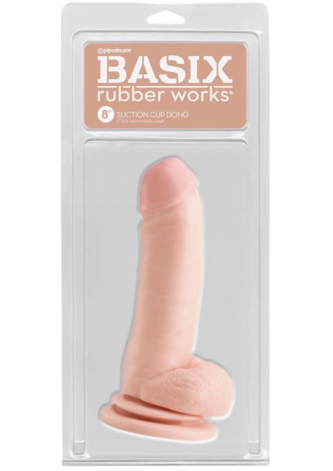 8 Inch Dong with Suction Cup Light skin tone 8 Inch Dong with Suction Cup Light skin tone