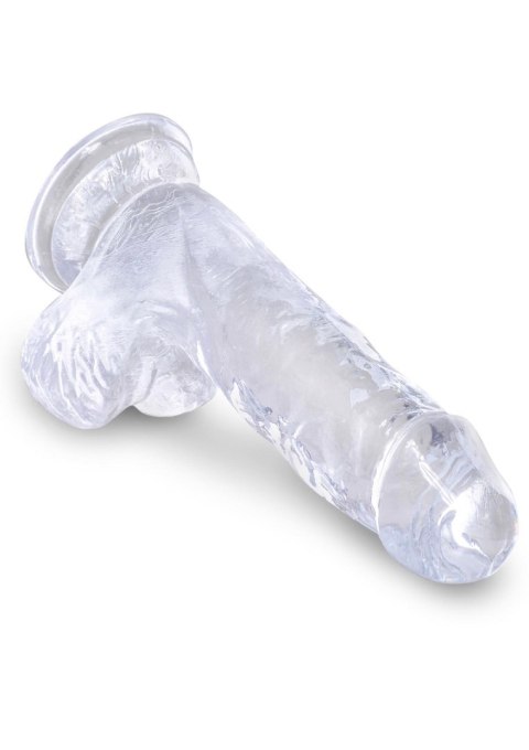 King Cock 5 Inch Cock w Balls Transparent King Cock 5 Inch Cock w Balls Transparent