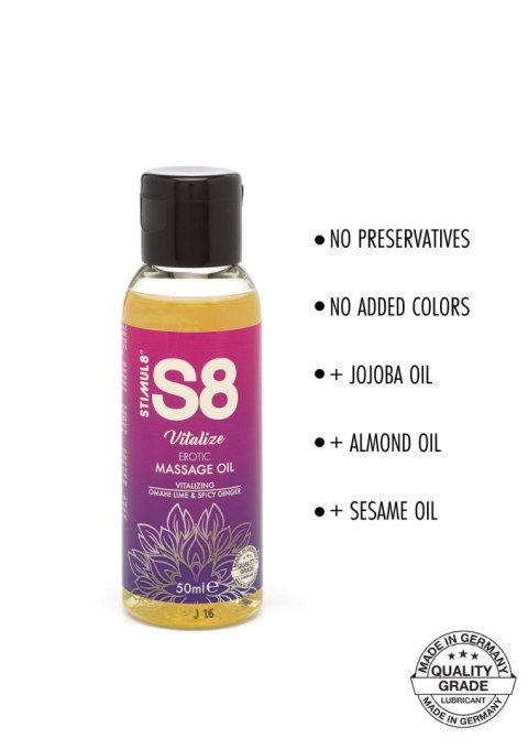 S8 - Zestaw 3 olejków do masażu - Massage Oil Box 3x 50ml Multi flavour S8 - Zestaw 3 olejków do masażu - Massage Oil Box 3x 50ml Multi flavour