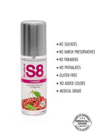 S8 - Żel smakowy na bazie wody - Flavored Lube 125ml Cherry