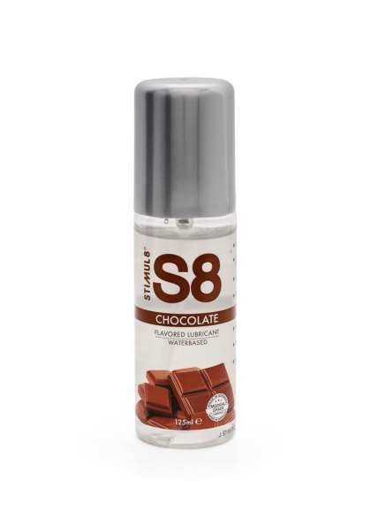 S8 - Żel smakowy na bazie wody - Flavored Lube 125ml Chocolate