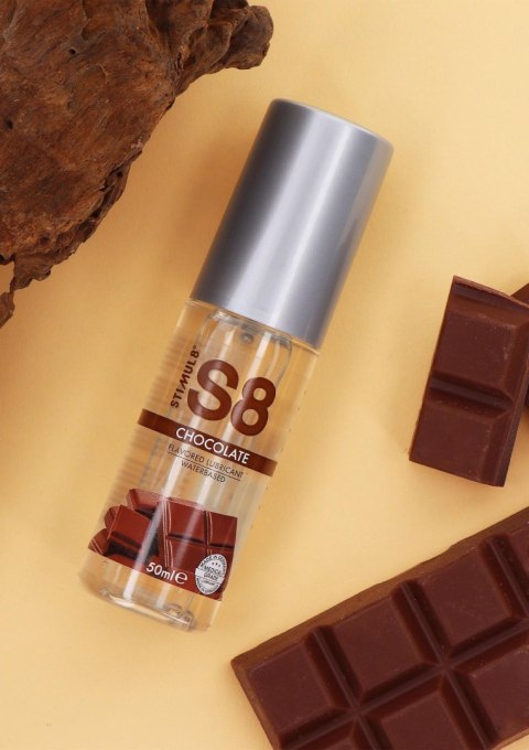 S8 - Żel smakowy na bazie wody - Flavored Lube 125ml Chocolate S8 - Żel smakowy na bazie wody - Flavored Lube 125ml Chocolate