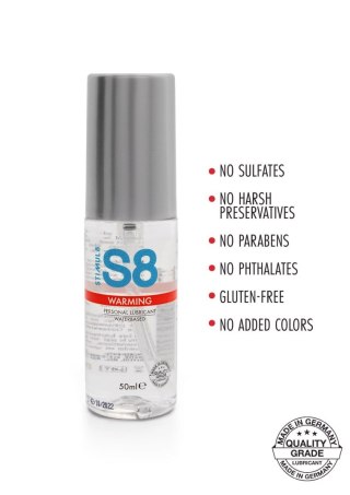 S8 - Żel na bazie wody rozgrzewający - Warming Lube 50ml Warming
