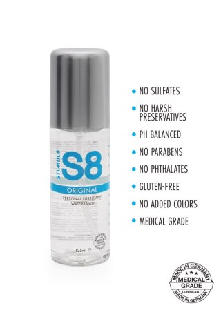S8 - Żel na bazie wody - Waterbased Lube 125ml Original