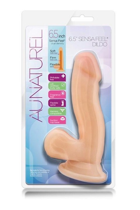 AU NATUREL 6.5INCH SENSA FEEL DILDO AU NATUREL 6.5INCH SENSA FEEL DILDO