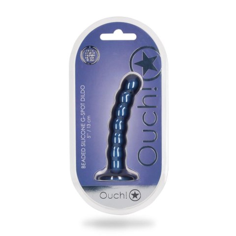 Beaded Silicone G-Spot Dildo - 5'' / 13 cm Beaded Silicone G-Spot Dildo - 5'' / 13 cm