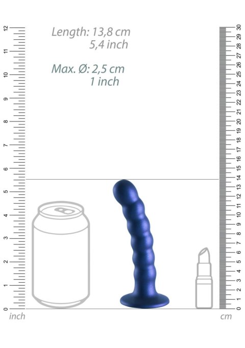 Beaded Silicone G-Spot Dildo - 5'' / 13 cm Beaded Silicone G-Spot Dildo - 5'' / 13 cm