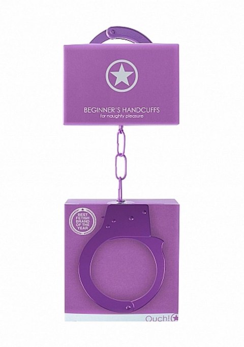 Beginner""s Handcuffs - Purple Beginner""s Handcuffs - Purple
