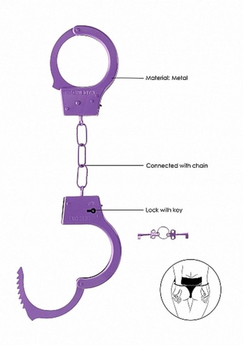 Beginner""s Handcuffs - Purple Beginner""s Handcuffs - Purple