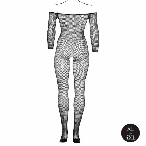 Le Désir - Bodystocking z odkrytymi ramionami, siateczkową strukturą i otwartym krokiem Le Désir - Bodystocking z odkrytymi ramionami, siateczkową strukturą i otwartym krokiem