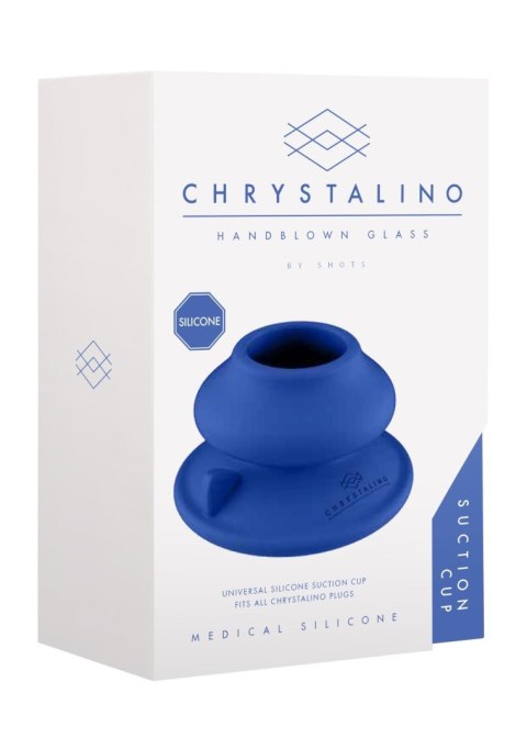 Chrystalino - Silicone Suction Cup - Blue Chrystalino - Silicone Suction Cup - Blue