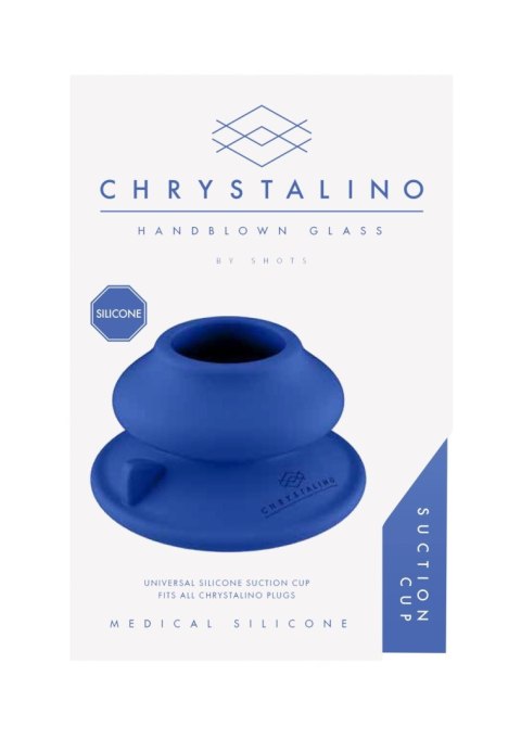 Chrystalino - Silicone Suction Cup - Blue Chrystalino - Silicone Suction Cup - Blue
