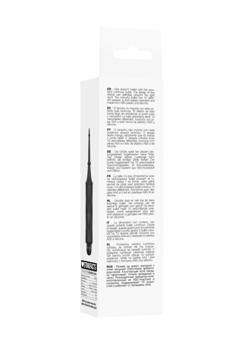 Circe - ABS Bullet With Sleeve - 10-Speeds - Black Circe - ABS Bullet With Sleeve - 10-Speeds - Black