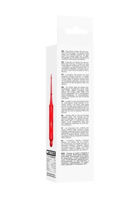 Circe - ABS Bullet With Sleeve - 10-Speeds - Red Circe - ABS Bullet With Sleeve - 10-Speeds - Red
