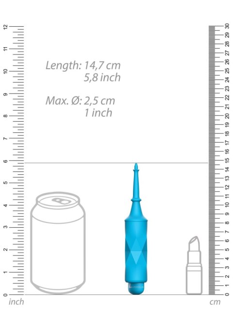Circe - ABS Bullet With Sleeve - 10-Speeds - Turqiose Circe - ABS Bullet With Sleeve - 10-Speeds - Turqiose