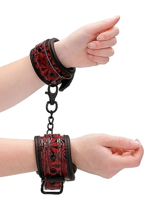 Luxury Hand Cuffs - Burgundy Luxury Hand Cuffs - Burgundy