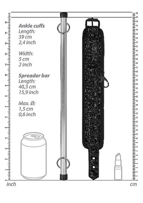 Luxury Spreader Bar - Black Luxury Spreader Bar - Black